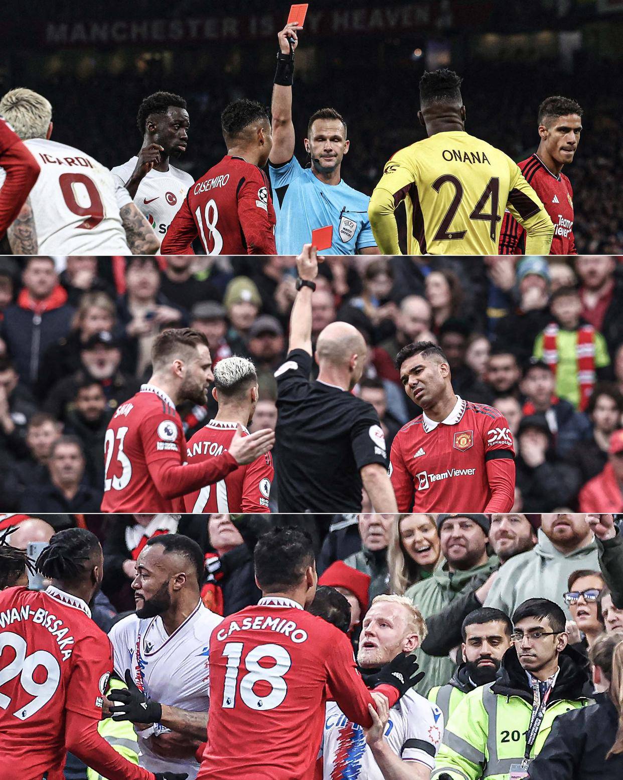 关于瑞典轻取曼联，卡塞米罗统治全场的信息