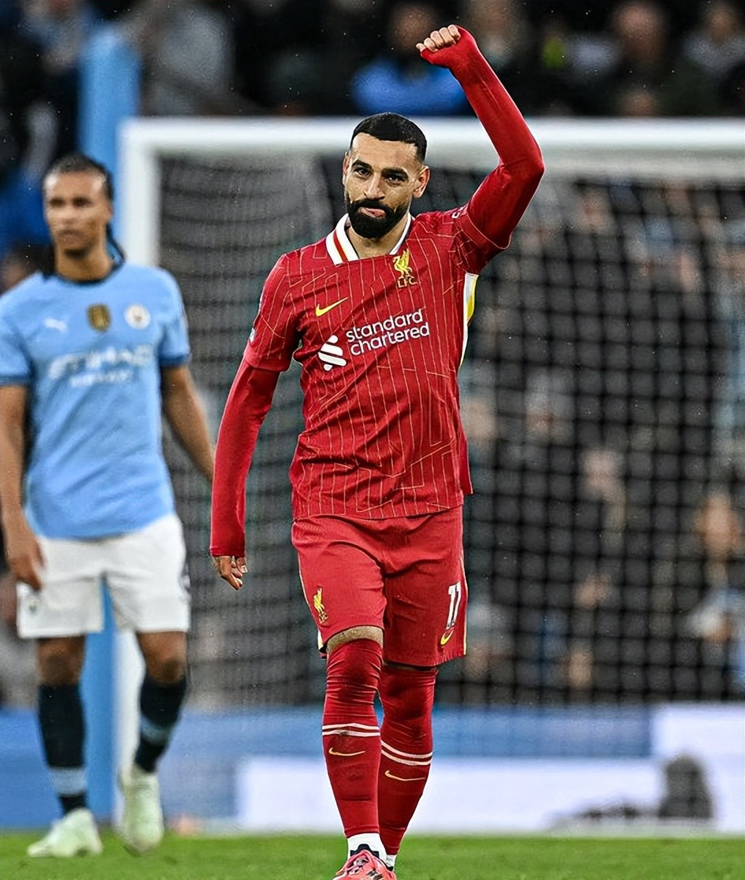 曼城碾压莱比锡红牛，萨拉赫带队取胜